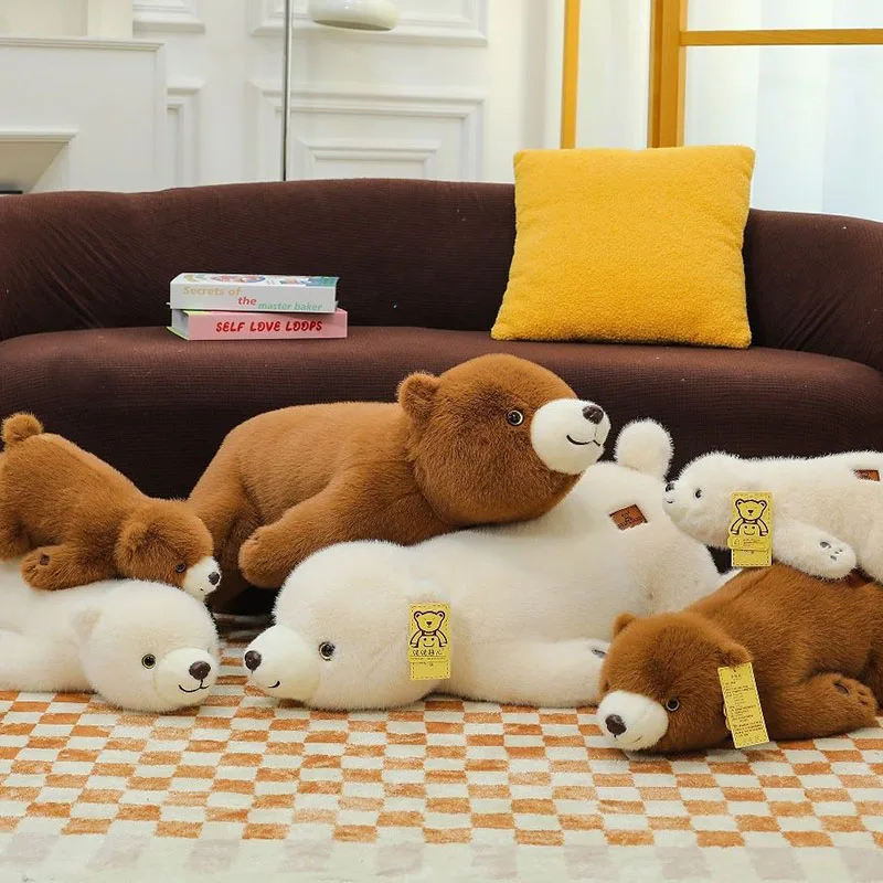Squishy Lying Bear Plush Toy Cute Fluffy Polar Bear and Brown Bear Stuffed Pillow Perfect Birthday Gift for Teens Animal Lovers
Squishy Lying Bear Plush Toy Cute Fluffy Polar Bear and Brown Bear Stuffed Pillow Perfect Birthday Gift for Teens Animal Lovers