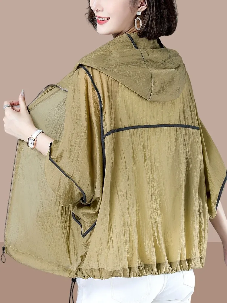 Women's Summer 2024 New Style Outdoor Breathable Long Sleeve Sun Protection Clothes Thin Outerwear Mom's Fashion Casual Windb...
Women's Summer 2024 New Style Outdoor Breathable Long Sleeve Sun Protection Clothes Thin Outerwear Mom's Fashion Casual Windb...