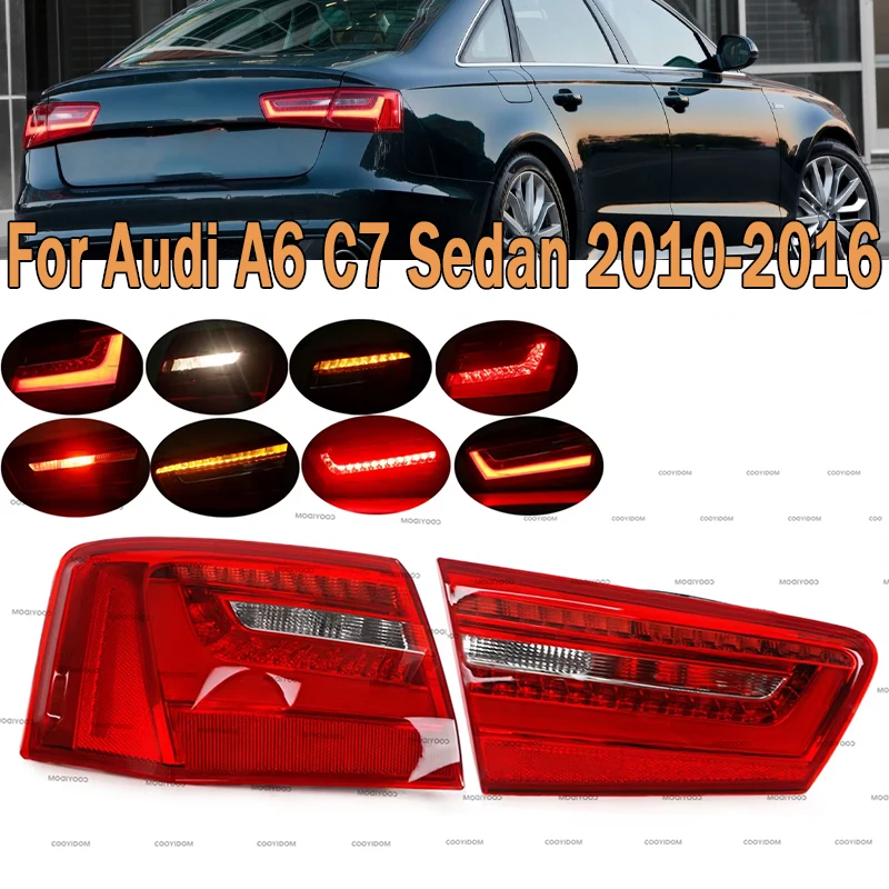 Tail Light Assembly Taillamp Stop Brake Lamp Fog Light Turn Signal Lamp For Audi A6 C7 Sedan 2010-2016 4G5945093A 4G5945094A
Tail Light Assembly Taillamp Stop Brake Lamp Fog Light Turn Signal Lamp For Audi A6 C7 Sedan 2010-2016 4G5945093A 4G5945094A