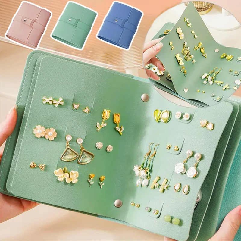 1PC PU Leather Ear Stud Storage Bag Multi-layer Jewelry Finishing Storage Organizer Book Type Storage Bag for Earrings Rings
1PC PU Leather Ear Stud Storage Bag Multi-layer Jewelry Finishing Storage Organizer Book Type Storage Bag for Earrings Rings