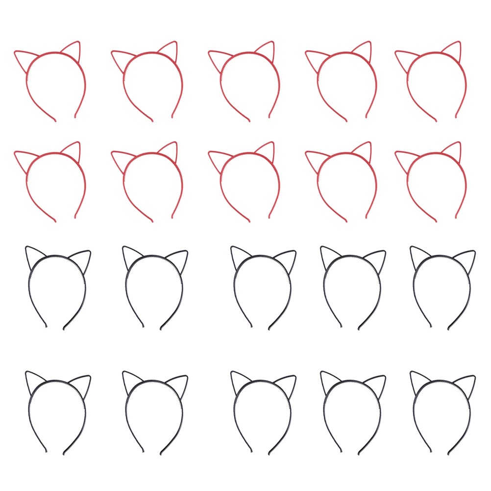 20 Pcs Cat Ears Headb Black Baby Hair Ribbons Hoop Accessory Headdress Headwear Party Festival Photos Durable
20 Pcs Cat Ears Headb Black Baby Hair Ribbons Hoop Accessory Headdress Headwear Party Festival Photos Durable