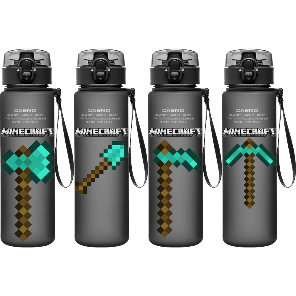 560ML Game Minecraft Pixel Style Decoration Water Cup Summer Portable Large Capacity Outdoor Plastic Sports Water Bottle Gift
560ML Game Minecraft Pixel Style Decoration Water Cup Summer Portable Large Capacity Outdoor Plastic Sports Water Bottle Gift