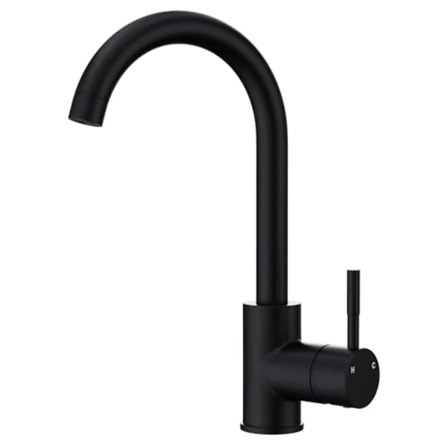 Black Bar Sink Faucet, Modern Bar Single Hole, Prep Wet Small for Kitchen Farmhouse RV Camper Outdoor Utility Bathroom
Black Bar Sink Faucet, Modern Bar Single Hole, Prep Wet Small for Kitchen Farmhouse RV Camper Outdoor Utility Bathroom