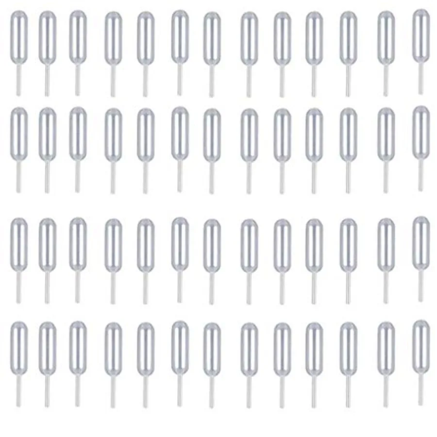 Pipettes 4ml Plastic Transfer Dropper for Cupcake Food Liquid, 60PCS
Pipettes 4ml Plastic Transfer Dropper for Cupcake Food Liquid, 60PCS