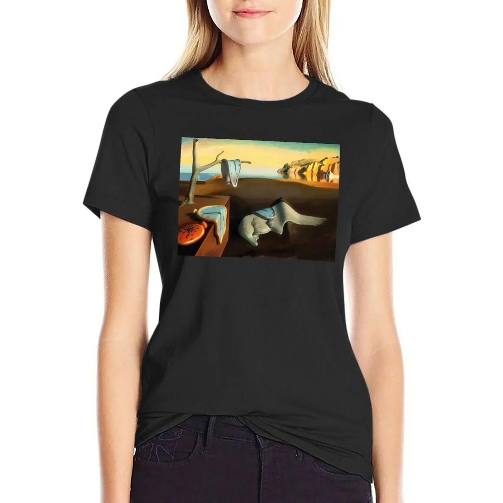 Persistence of Memory T-Shirt animal print summer clothes animal print shirt for girls cotton t shirts Women
Persistence of Memory T-Shirt animal print summer clothes animal print shirt for girls cotton t shirts Women