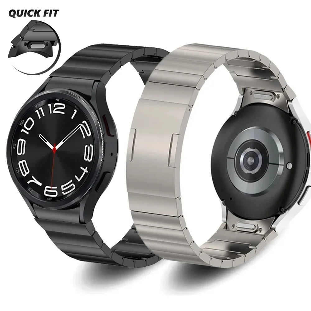 Титановый ремешок для часов Samsung Galaxy Watch 6 Classic, 47 мм, 43 мм, быстросъемный звеньевой браслет для часов 5 Pro, 45 мм, 4/5/6, 44 мм, 40 мм
Титановый ремешок для часов Samsung Galaxy Watch 6 Classic, 47 мм, 43 мм, быстросъемный звеньевой браслет для часов 5 Pro, 45 мм, 4/5/6, 44 мм, 40 мм