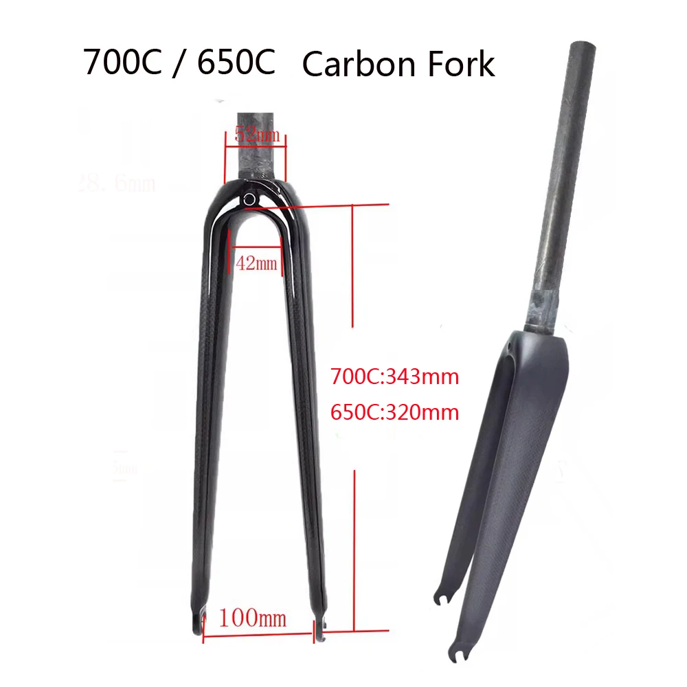 Full Carbon Fiber Road Bicycle Straight Tube Front Fork, 700Cx28C, C Brake, High-Strength, Bike Forks, 28.60mm,Cycling Parts
Full Carbon Fiber Road Bicycle Straight Tube Front Fork, 700Cx28C, C Brake, High-Strength, Bike Forks, 28.60mm,Cycling Parts