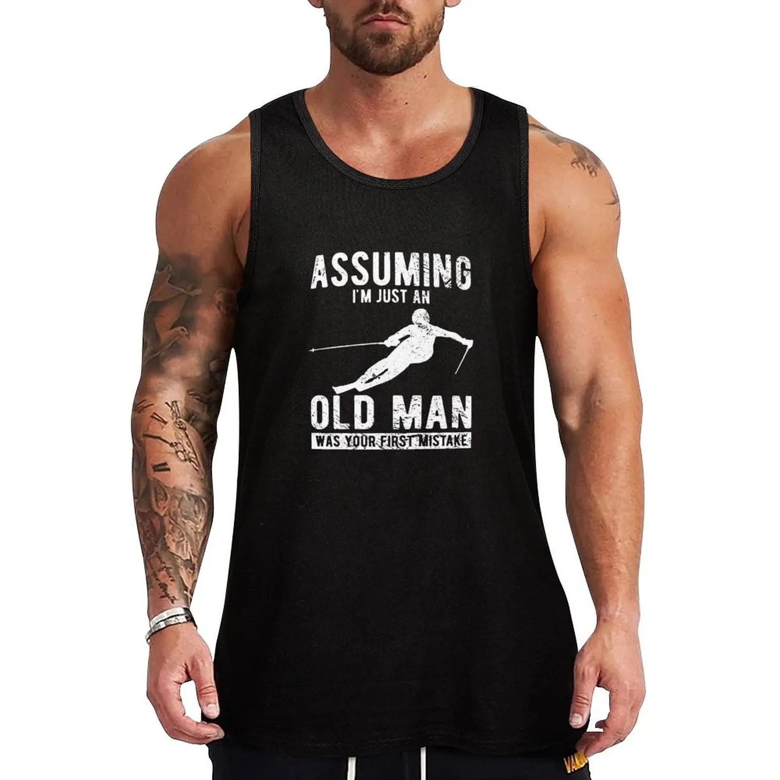 Funny old man Skiing Humor T Shirt Tank Top Summer Casual Sleeveless Top Loose Fit Tank Shirt
Funny old man Skiing Humor T Shirt Tank Top Summer Casual Sleeveless Top Loose Fit Tank Shirt