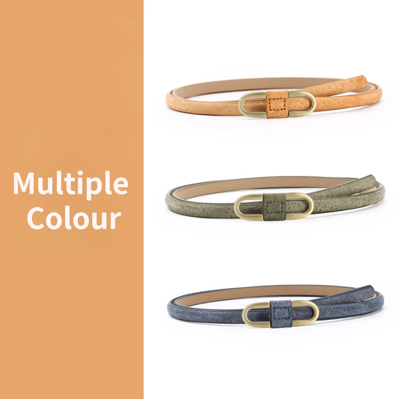 Belts Women PU Leather Multicolor Fashion Simple Versatile Thin Belts Decoration Dress Shirt High Quality Designer Waistband
Belts Women PU Leather Multicolor Fashion Simple Versatile Thin Belts Decoration Dress Shirt High Quality Designer Waistband