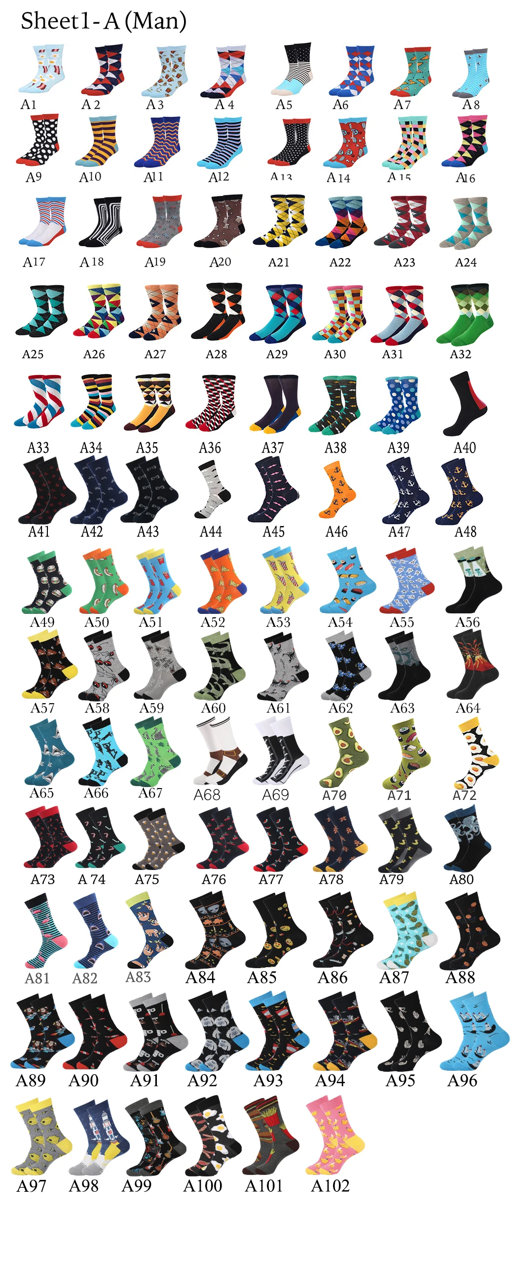 10 Pairs Random Thousands Of Randomly Distributed Styles (including But Not Limited To Image Display Styles) Men's Socks
10 Pairs Random Thousands Of Randomly Distributed Styles (including But Not Limited To Image Display Styles) Men's Socks