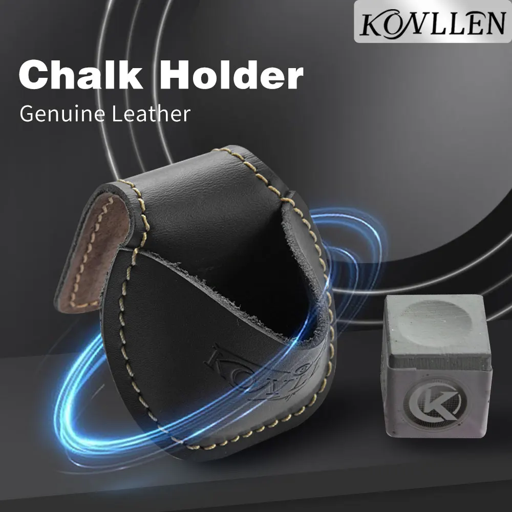 KONLLEN Billiard Chalk Holder Bag with Cowhide Leather Chalk Holder Clip Pocket for Snooker Pool Carom Billiard Accessories
KONLLEN Billiard Chalk Holder Bag with Cowhide Leather Chalk Holder Clip Pocket for Snooker Pool Carom Billiard Accessories