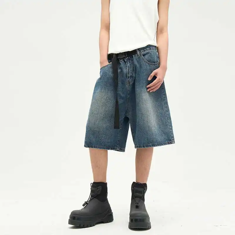 American Classic High Street Vintage Men's Denim orts Summer Loose Casual Five-Part Heavy-Nice Straight Leg Jeans
American Classic High Street Vintage Men's Denim orts Summer Loose Casual Five-Part Heavy-Nice Straight Leg Jeans