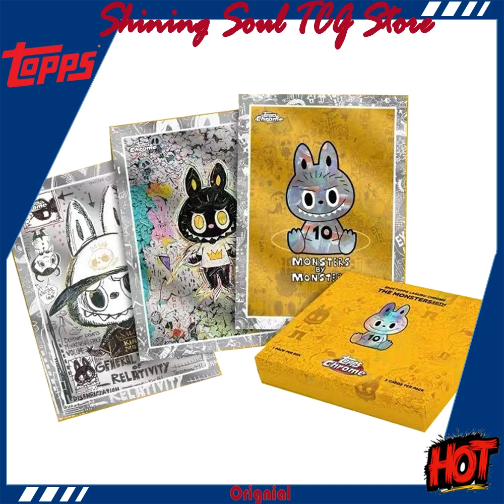 Подлинные Topps THE MONSTERS LABUBU 2025 года, хромированные коллекционные карты серии 10th Anniversary, цветной параллельный автограф SuperFractor
Подлинные Topps THE MONSTERS LABUBU 2025 года, хромированные коллекционные карты серии 10th Anniversary, цветной параллельный автограф SuperFractor