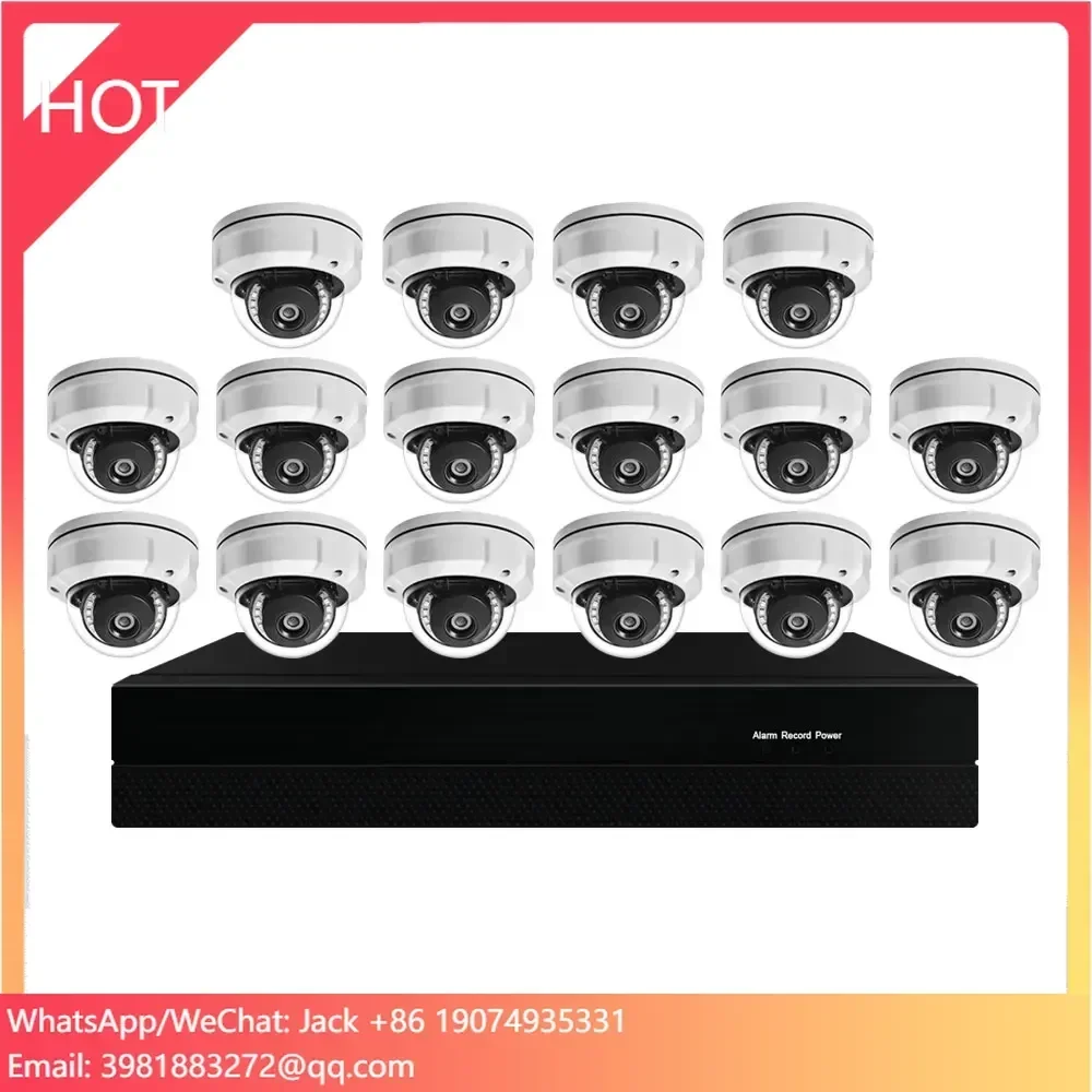 Indoor Outdoor 16 Channel IP Security Cameras Systems 5MP 16ch NVR Kit Camera Video Surveillance with 4TB HDD
Indoor Outdoor 16 Channel IP Security Cameras Systems 5MP 16ch NVR Kit Camera Video Surveillance with 4TB HDD