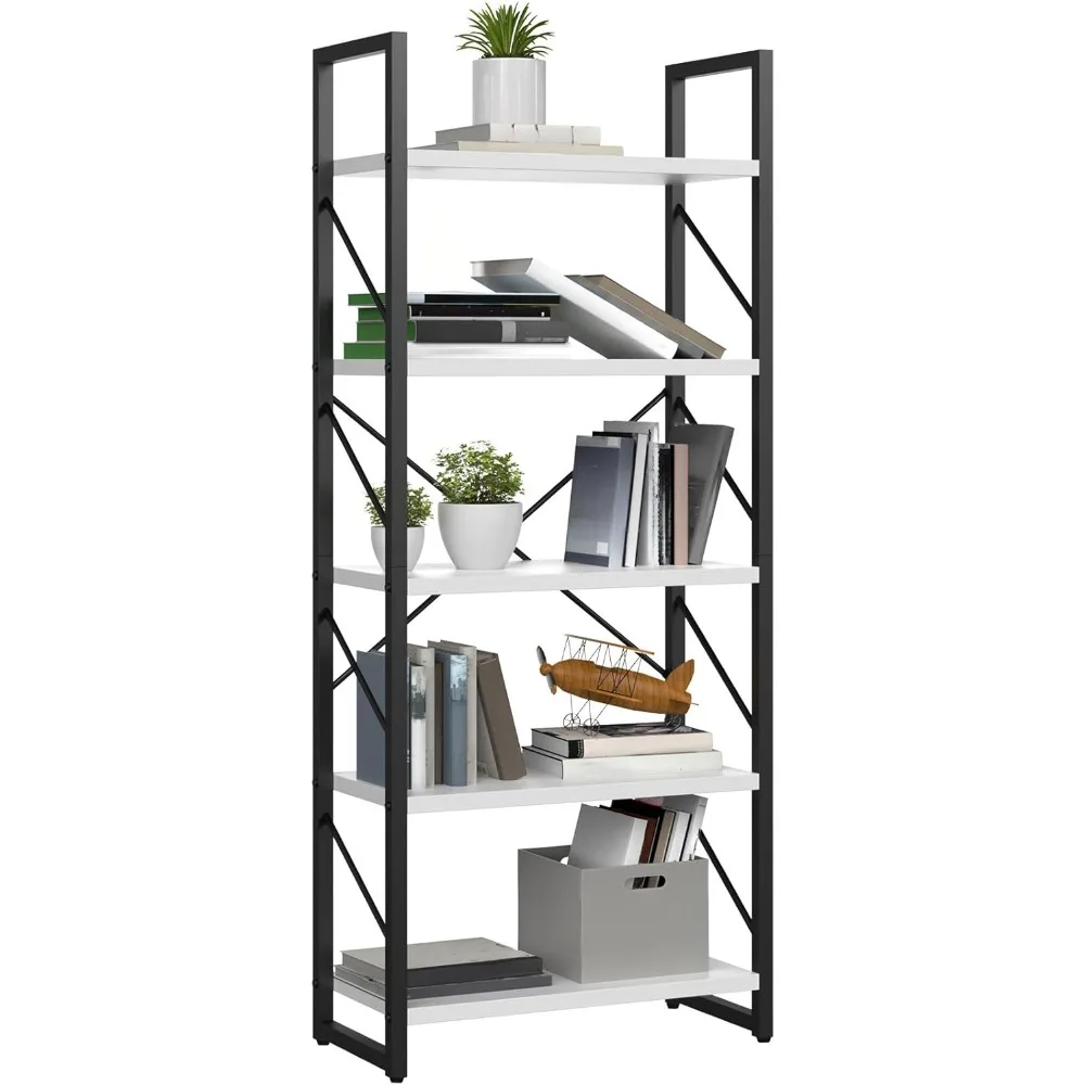YITAHOME 5 Tiers Bookshelf, Classically Modern White Bookshelf, Book Rack, Storage Rack Shelves in Living Room/Home/Office, Book
YITAHOME 5 Tiers Bookshelf, Classically Modern White Bookshelf, Book Rack, Storage Rack Shelves in Living Room/Home/Office, Book
