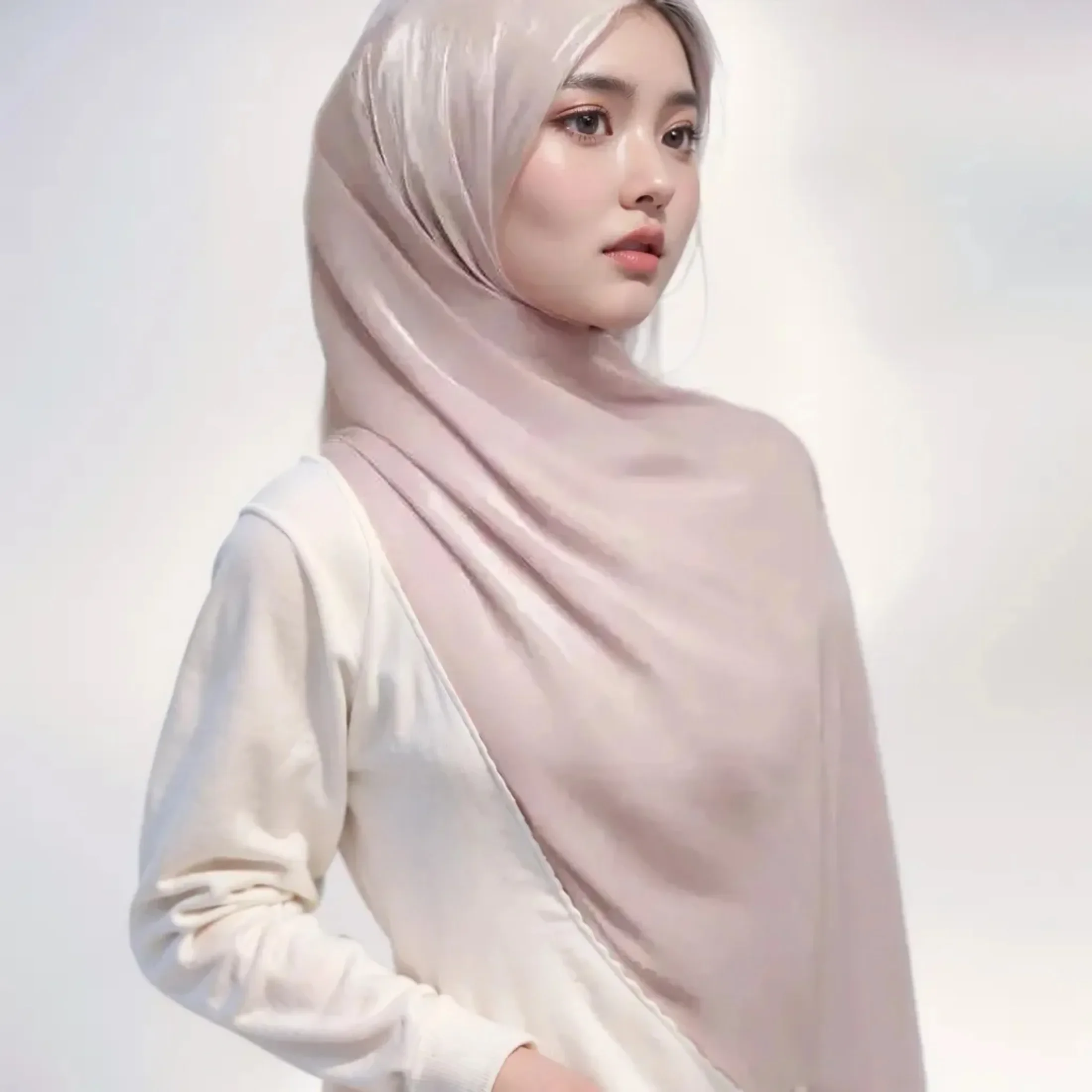 Новый дышащий атласный шарф Cool Island, гладкое креповое длинное полотенце, мерцающая шаль, яркий шелковый хиджаб, длинная шаль для женщин
Новый дышащий атласный шарф Cool Island, гладкое креповое длинное полотенце, мерцающая шаль, яркий шелковый хиджаб, длинная шаль для женщин