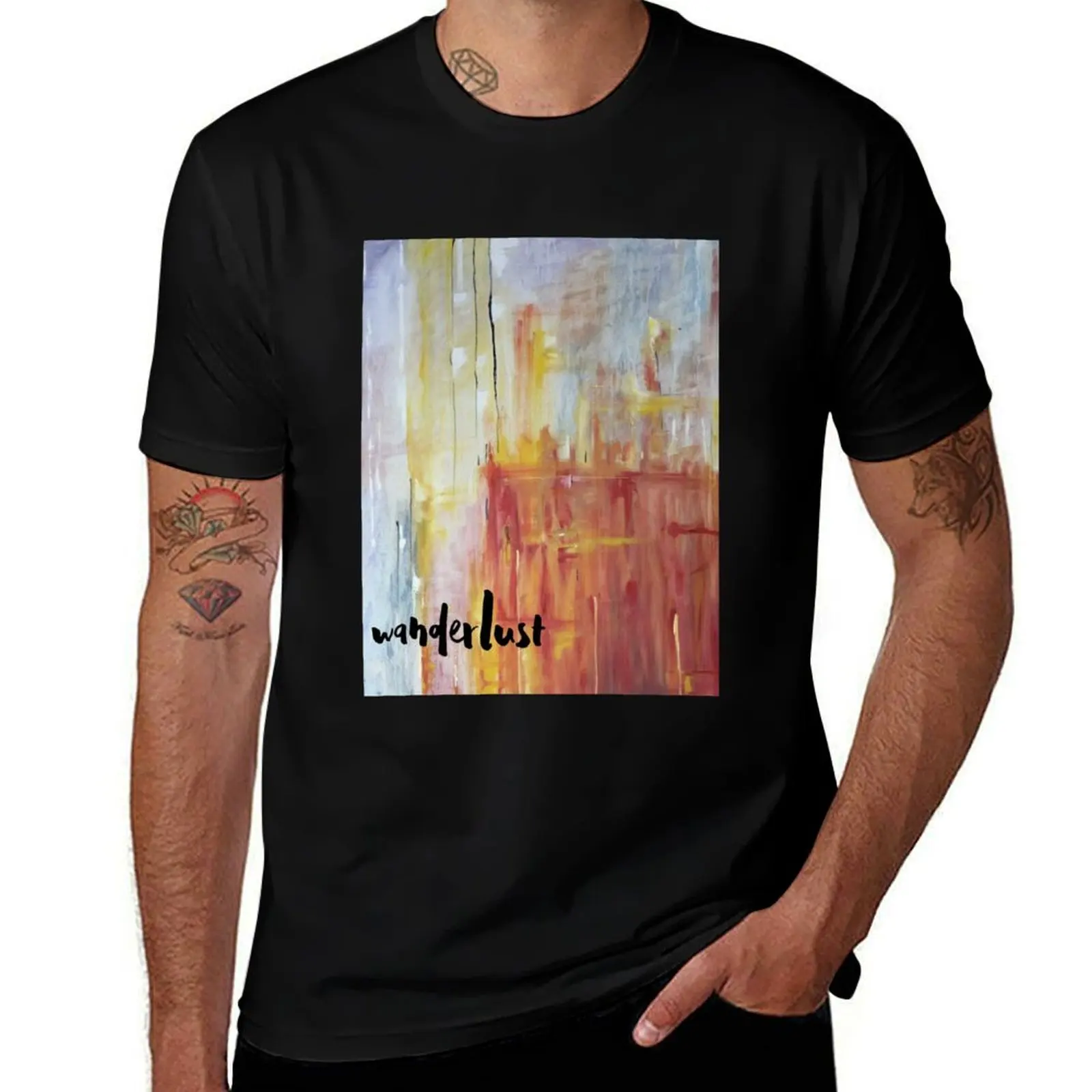 Wanderlust - Painting T-Shirt Work Wear Simple Tee Shirt
Wanderlust - Painting T-Shirt Work Wear Simple Tee Shirt