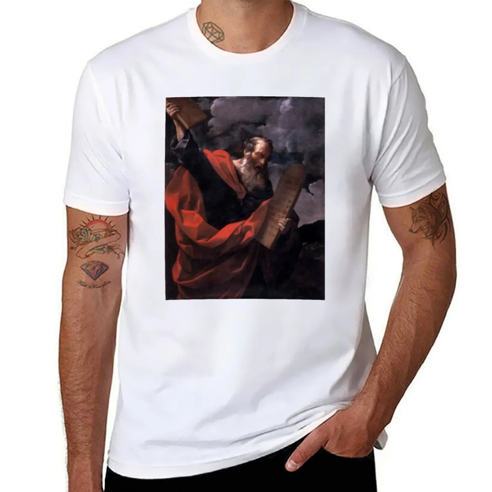 Moses With The Tables Of The Law - Guido Reni T-Shirt cotton t shirt man anime t shirts oversize t shirts cotton 100% T-shirt
Moses With The Tables Of The Law - Guido Reni T-Shirt cotton t shirt man anime t shirts oversize t shirts cotton 100% T-shirt