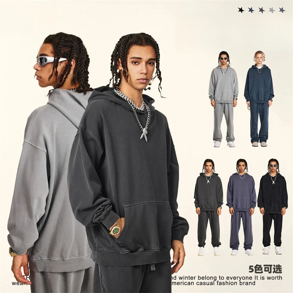 ZODF Retro Washed Cotton Hoodie Unisex Loose Fit 380gsm Heavyweight Knitted Sport Pullover Casual Winter Hooded Coat
ZODF Retro Washed Cotton Hoodie Unisex Loose Fit 380gsm Heavyweight Knitted Sport Pullover Casual Winter Hooded Coat