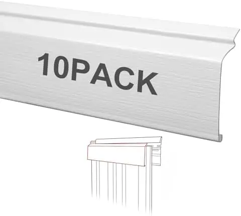10 Pack 58ft White Vinyl Skirting for Mobile Home Exterior - Durable Top Front Trim Coverage
10 Pack 58ft White Vinyl Skirting for Mobile Home Exterior - Durable Top Front Trim Coverage