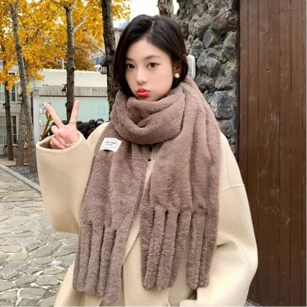 Модный зимний шарф с защитой шеи, толстый однотонный длинный шаль с кисточками, сохраняющий тепло, морозостойкие шарфы, зимние шарфы
Модный зимний шарф с защитой шеи, толстый однотонный длинный шаль с кисточками, сохраняющий тепло, морозостойкие шарфы, зимние шарфы