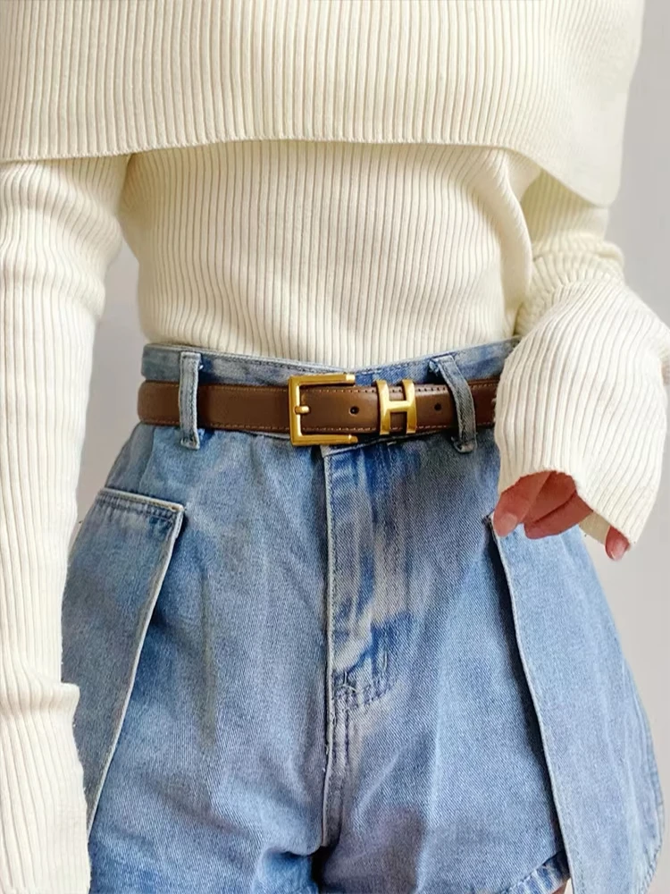 Fashionable Women's Belt, light luxury Gold Needle Buckle Women's belt, Jacket, Skirt, Jeans Belt
Fashionable Women's Belt, light luxury Gold Needle Buckle Women's belt, Jacket, Skirt, Jeans Belt