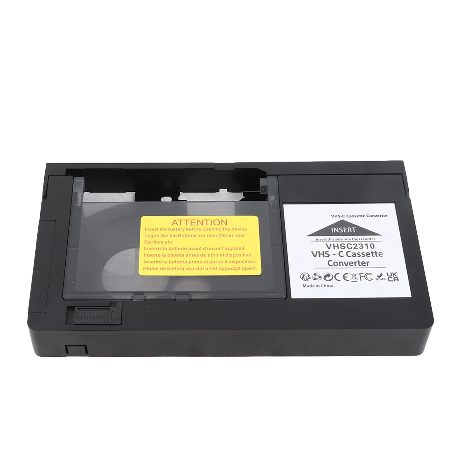 Camcorder Cassette Adapter Box for VHS to for VHSC Cassette Converter Support Playback Recording One Key Control
Camcorder Cassette Adapter Box for VHS to for VHSC Cassette Converter Support Playback Recording One Key Control