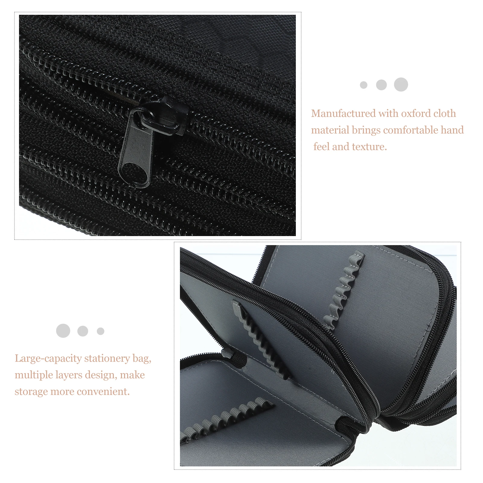 Stationery Pencil Case Bag for School Office Supplies Bags Pouch Big Capacity Storage Scalable
Stationery Pencil Case Bag for School Office Supplies Bags Pouch Big Capacity Storage Scalable