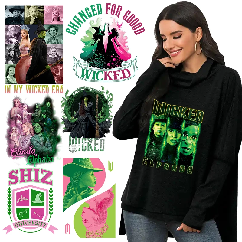 Wickeds Series теплопередающая наклейка мультфильм Глинда Эльфаба рубашка DIY украшения милая ведьма железные нашивки трендовые подарки на день рождения
Wickeds Series теплопередающая наклейка мультфильм Глинда Эльфаба рубашка DIY украшения милая ведьма железные нашивки трендовые подарки на день рождения