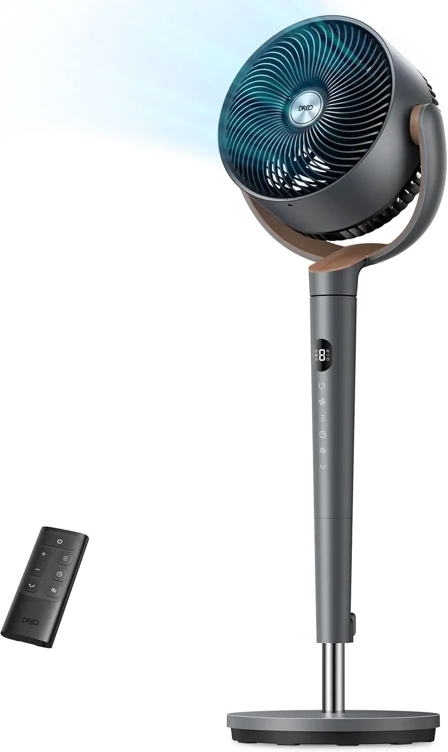 Quiet Oscillating Fan for Bedroom, 120° Standing Floor Fan with DC Motor, 100ft Airflow, 9 Speeds, 4 Modes, 20dB, Adjustable
Quiet Oscillating Fan for Bedroom, 120° Standing Floor Fan with DC Motor, 100ft Airflow, 9 Speeds, 4 Modes, 20dB, Adjustable
