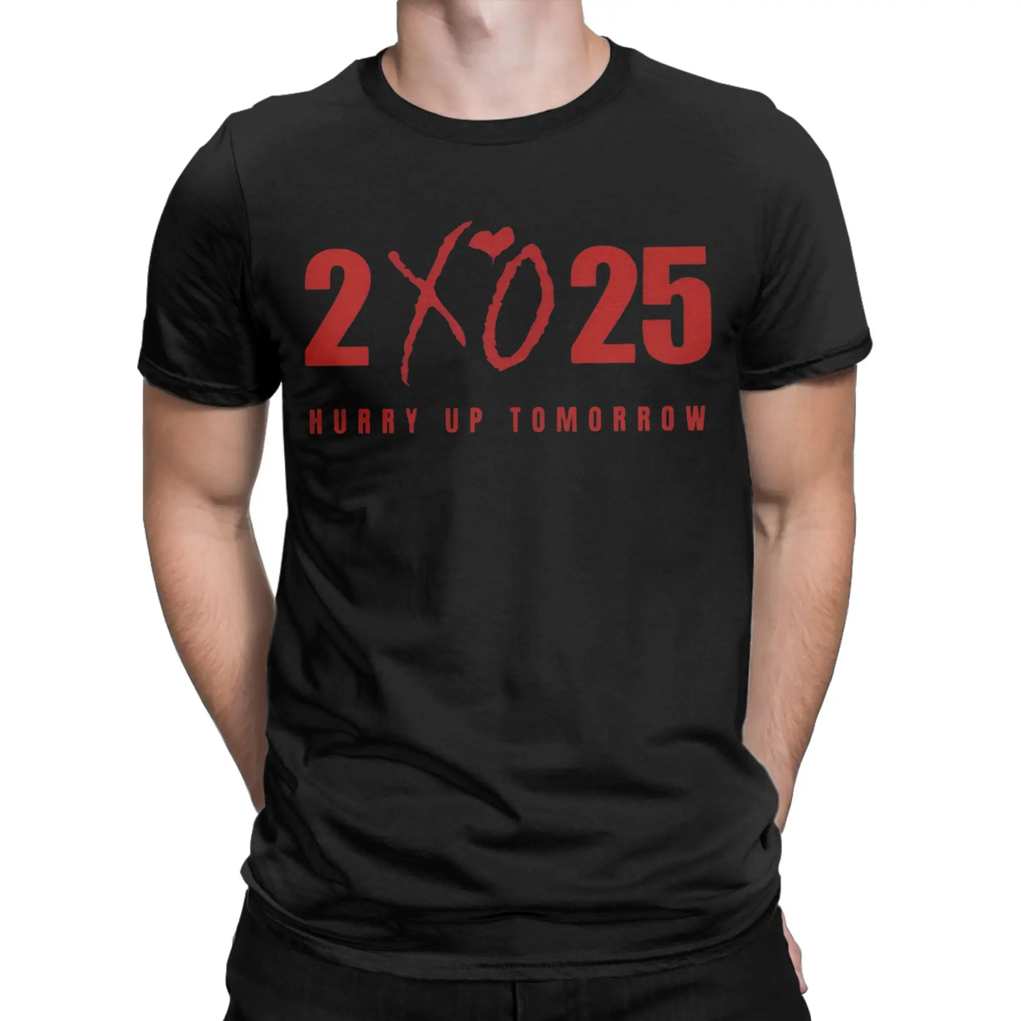 Футболка с графическим принтом The Weeknd Xo Hurry up 2025 для унисекс, хлопковая футболка, одежда с короткими рукавами
Футболка с графическим принтом The Weeknd Xo Hurry up 2025 для унисекс, хлопковая футболка, одежда с короткими рукавами