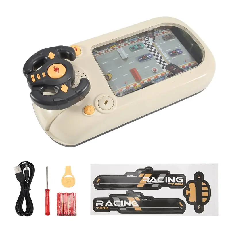ABTI-Driving Simulator With Music And Vehicle Sound Effects Interactive Simulation Car Racing Adventure For Kids
ABTI-Driving Simulator With Music And Vehicle Sound Effects Interactive Simulation Car Racing Adventure For Kids