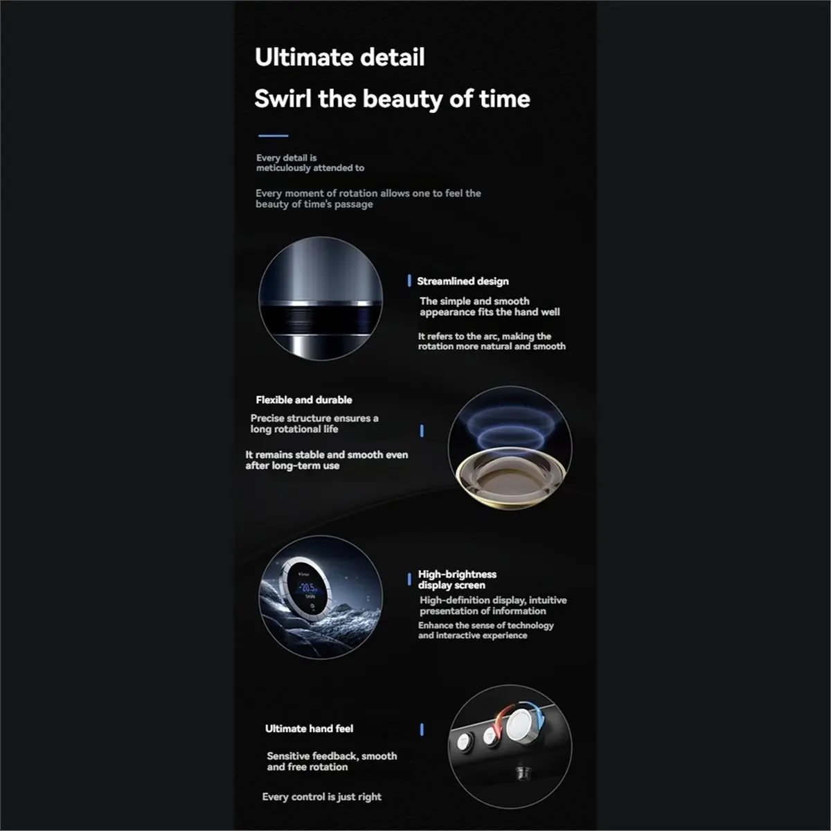 1.29-Inch Human Body Induction Knob Screen for Washing Machines Small Smart Rotary Switch
1.29-Inch Human Body Induction Knob Screen for Washing Machines Small Smart Rotary Switch