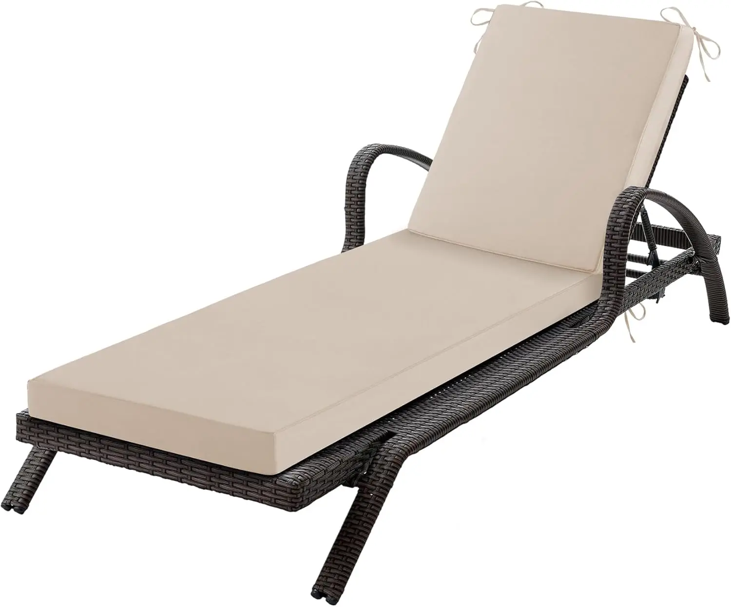 Outdoor Chaise Lounge Cushions 80x26x3 Inch Waterproof Fade-Resistant with Removable Cover and Ties for Patio Pool Beach Beige
Outdoor Chaise Lounge Cushions 80x26x3 Inch Waterproof Fade-Resistant with Removable Cover and Ties for Patio Pool Beach Beige