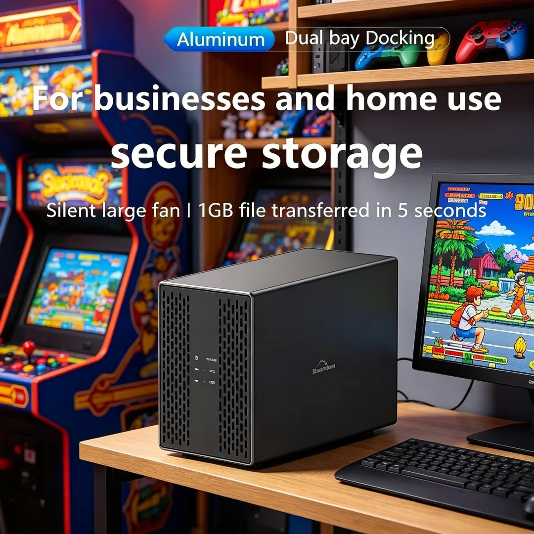 Opulent Dual Bay Shell Heat Dissipation 3.5 USB 3.0 External Type C Dual Hard Drive Enclosure Sophisticated SATA Array
Opulent Dual Bay Shell Heat Dissipation 3.5 USB 3.0 External Type C Dual Hard Drive Enclosure Sophisticated SATA Array