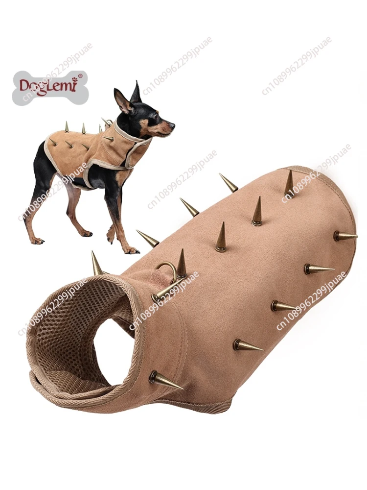 Puppy Self-Defense Shield Vest Small Dog Anti-Bite Anti-Attack Spike Rivet Vest Puppy Armor Breathable Clothes
Puppy Self-Defense Shield Vest Small Dog Anti-Bite Anti-Attack Spike Rivet Vest Puppy Armor Breathable Clothes