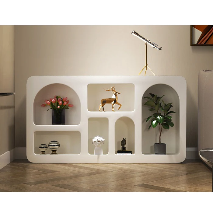 Modern Decorative Storage Living Room Bookshelf Furniture Minimalist White Hard Wood Console Cabinet with Shelf
Modern Decorative Storage Living Room Bookshelf Furniture Minimalist White Hard Wood Console Cabinet with Shelf