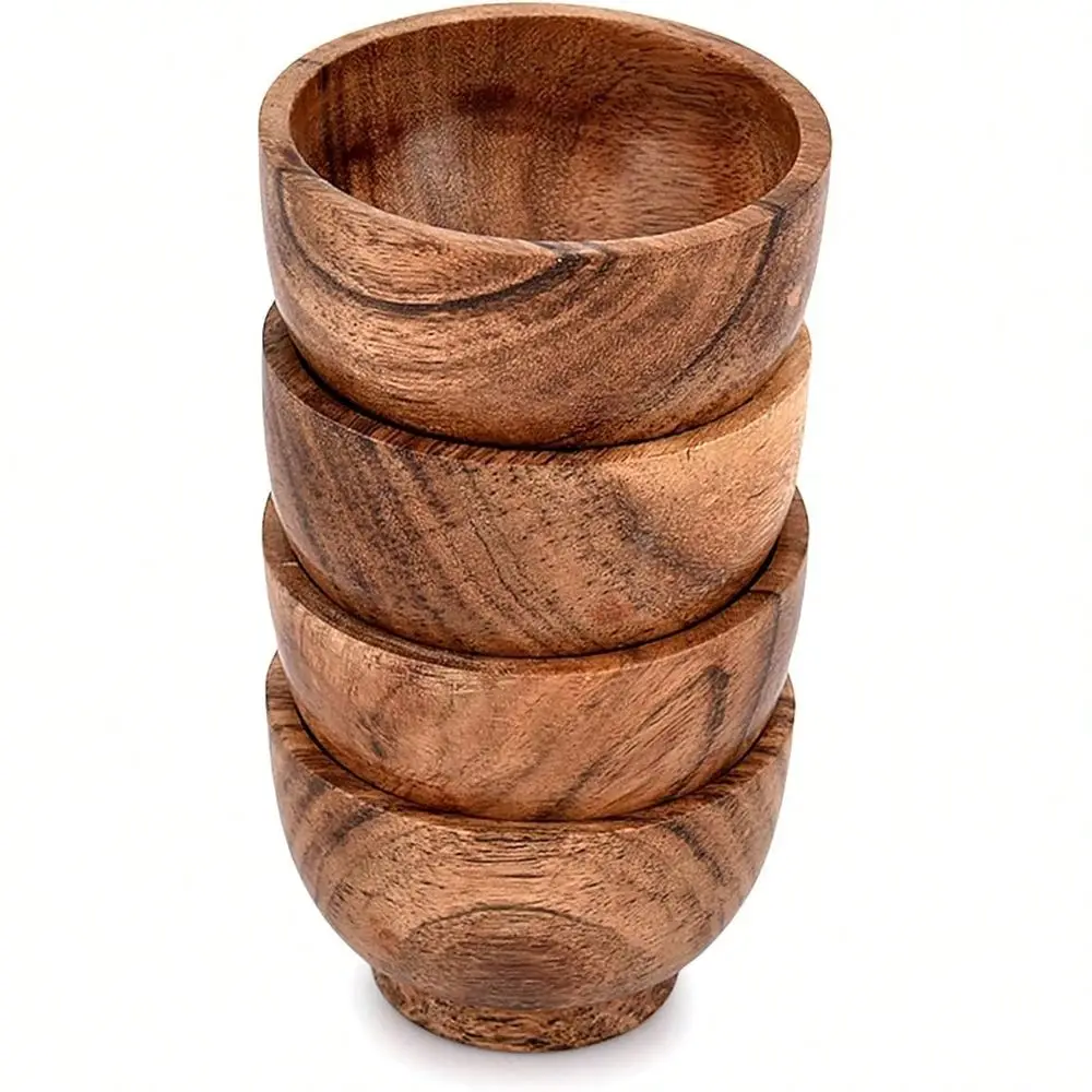 Sets Acacia Round Bowl For Condimts, Dip Sauce, Nuts, Candy And More Set Of 4, 3 X 3 X 2 Variant 1
Sets Acacia Round Bowl For Condimts, Dip Sauce, Nuts, Candy And More Set Of 4, 3 X 3 X 2 Variant 1