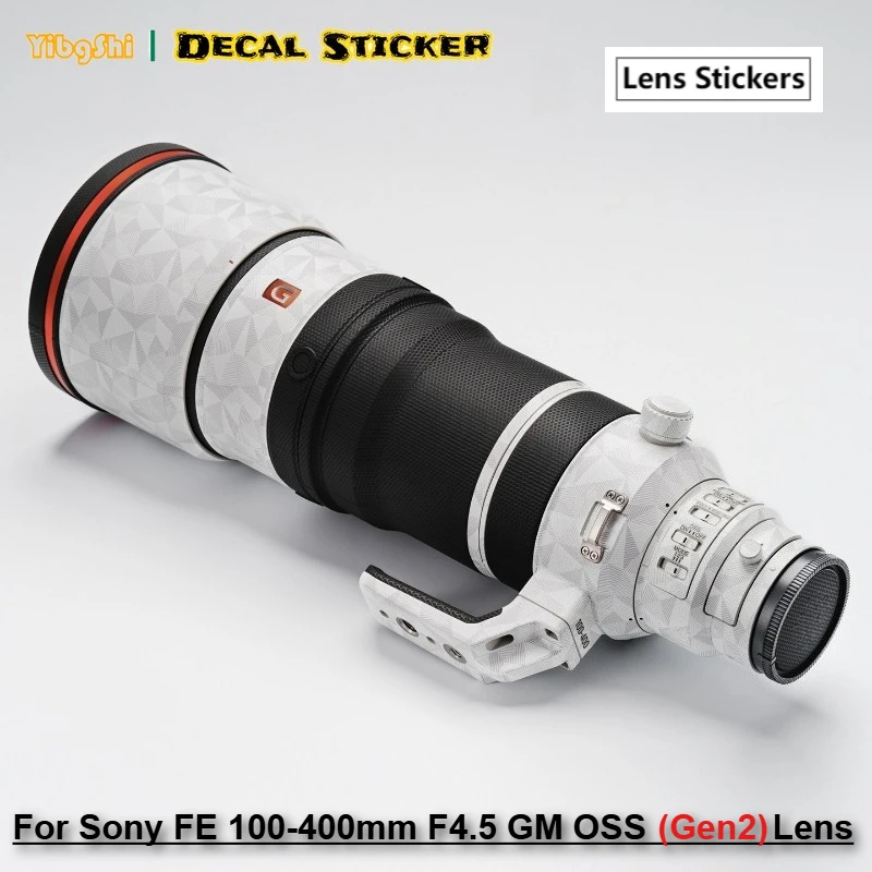 For New Sony FE 100-400mm F4.5 GM OSS Lens Sticker for Sony 100 400 Lens Sticker SEL100400MC Skin 100-400 Wrap 100400 Skin
For New Sony FE 100-400mm F4.5 GM OSS Lens Sticker for Sony 100 400 Lens Sticker SEL100400MC Skin 100-400 Wrap 100400 Skin