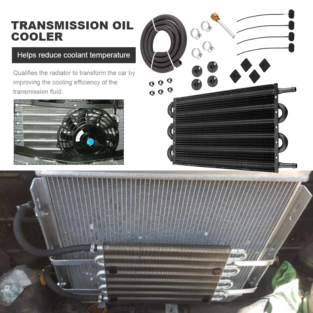 4 Row 6 Row 8 Row Auto Manual Radiator Transmission Oil Cooler Aluminum Transmission Radiator Automobile Modified Parts
4 Row 6 Row 8 Row Auto Manual Radiator Transmission Oil Cooler Aluminum Transmission Radiator Automobile Modified Parts