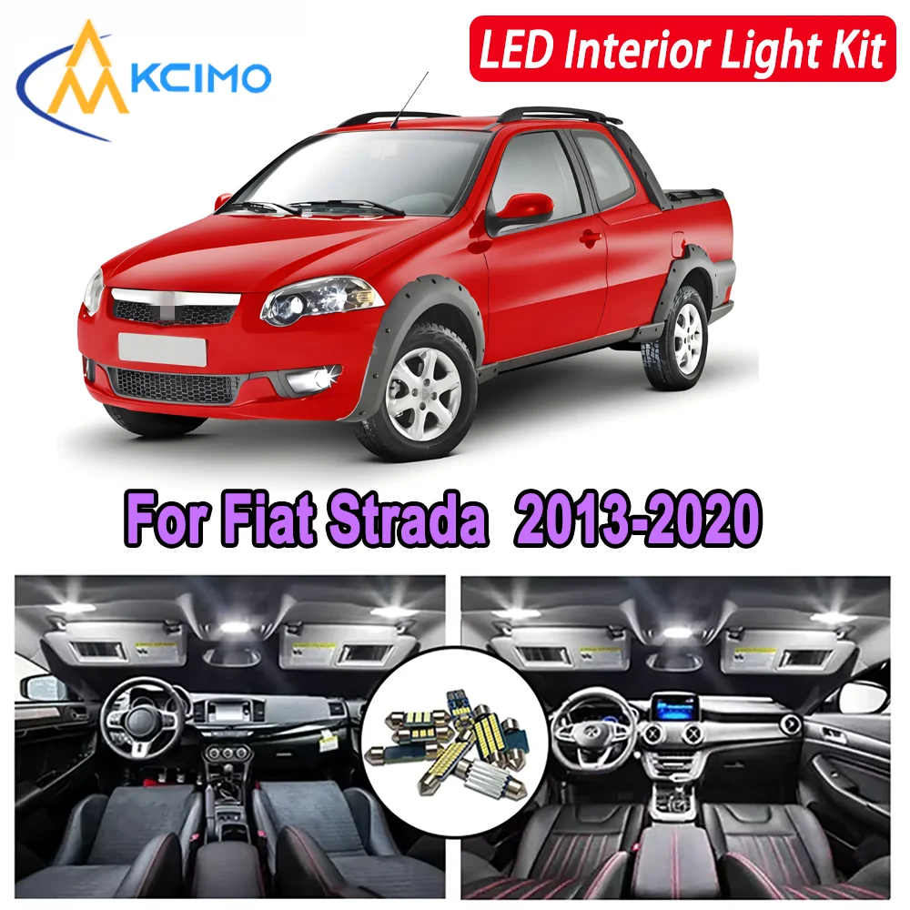 Kcimo LED For Fiat Strada (2013-2020) Premium Bright LED Interior Dome Map Trunk Light Kit Car Led Lamps Canbus Car LED Lights
Kcimo LED For Fiat Strada (2013-2020) Premium Bright LED Interior Dome Map Trunk Light Kit Car Led Lamps Canbus Car LED Lights