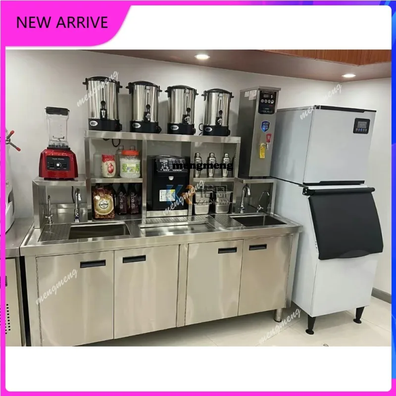 M138 Hot Sell Commercial Stainless Steel Milk Tea Shop Counter Design Equipment Bubble Tea Counter Can Customized
M138 Hot Sell Commercial Stainless Steel Milk Tea Shop Counter Design Equipment Bubble Tea Counter Can Customized