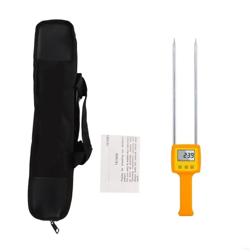 LX0C Digital Grains Meter Large Display Grains Humidity Meter Double Probes with Anti Slip Handle for Wheat Corn Bean Peanut
LX0C Digital Grains Meter Large Display Grains Humidity Meter Double Probes with Anti Slip Handle for Wheat Corn Bean Peanut