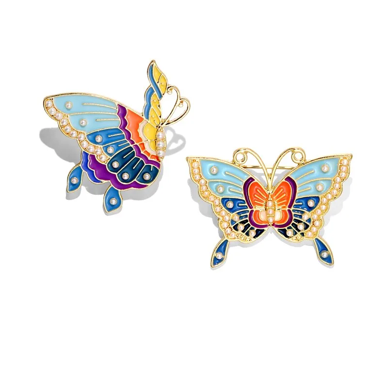 Chinese Enamel Vintage Pearl Butterfly Brooches for Women Clothing Fashion Accessories High End Beautiful Colorful Animal Pins
Chinese Enamel Vintage Pearl Butterfly Brooches for Women Clothing Fashion Accessories High End Beautiful Colorful Animal Pins