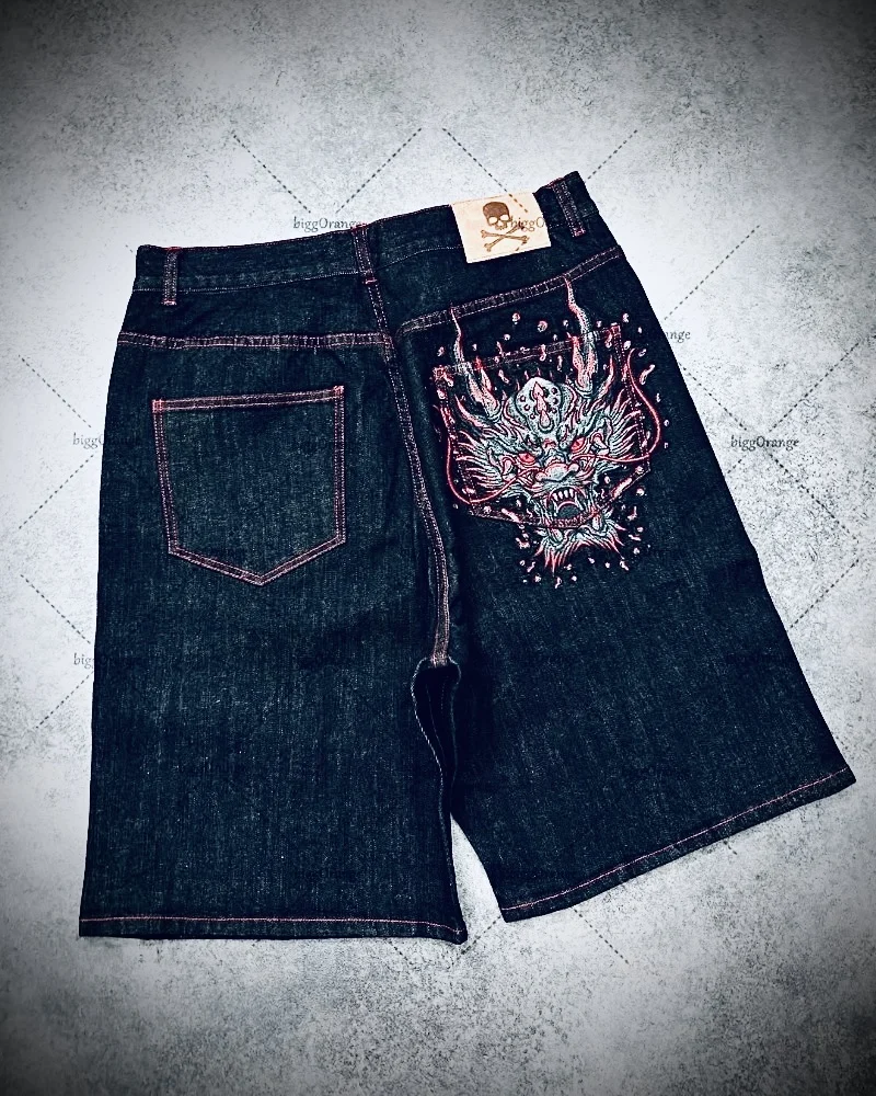 Hip-hop Trendy Streetwear Harajuku Retro Oversized Washing Denim Shorts Men Casual High Street Goth Loose Wide-leg Pants Women
Hip-hop Trendy Streetwear Harajuku Retro Oversized Washing Denim Shorts Men Casual High Street Goth Loose Wide-leg Pants Women