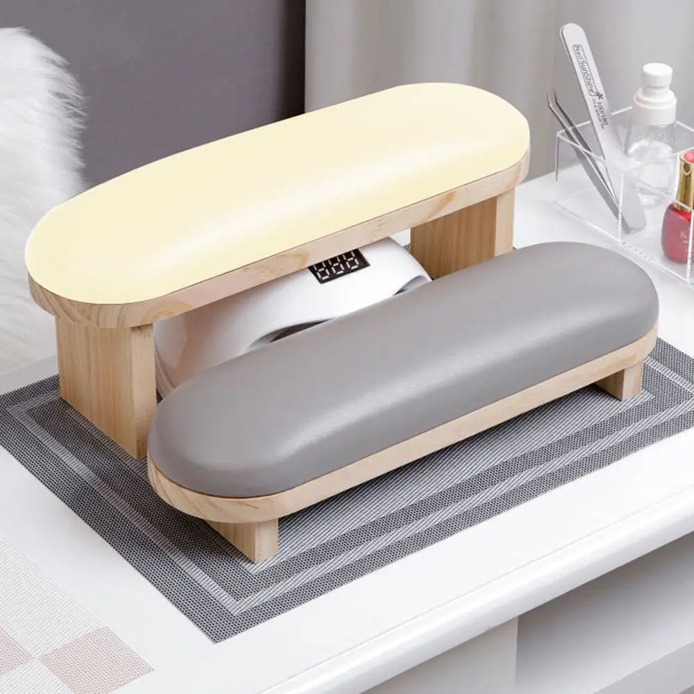 Non-slip Manicure Hand Pillow Wood Stand Detachable Nail Hand Holder Easy To Clean Waterproof Nail Arm Rest Manicure Table
Non-slip Manicure Hand Pillow Wood Stand Detachable Nail Hand Holder Easy To Clean Waterproof Nail Arm Rest Manicure Table