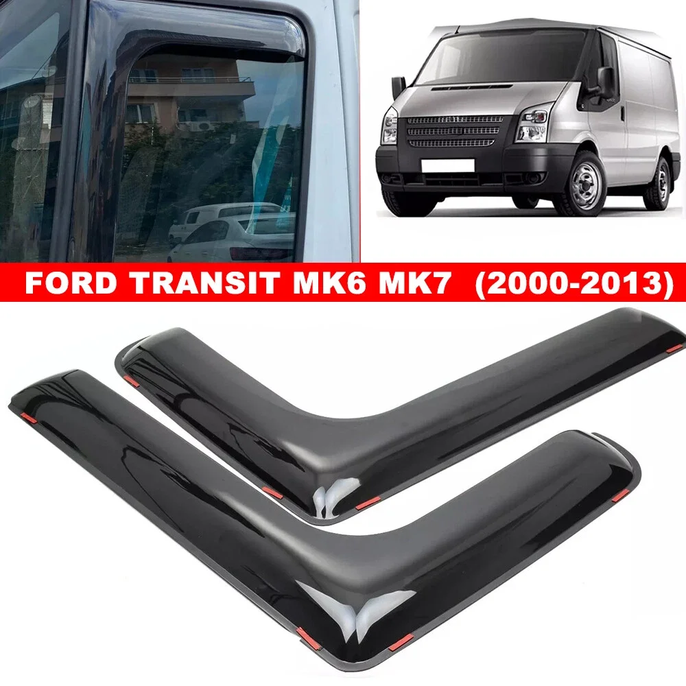 For FORD TRANSIT MK6/MK7 (2000-2013) Smoke Tinted L-Shape Wind Deflectors – Rain & Sun Guard Windshield Deflectors
For FORD TRANSIT MK6/MK7 (2000-2013) Smoke Tinted L-Shape Wind Deflectors – Rain & Sun Guard Windshield Deflectors