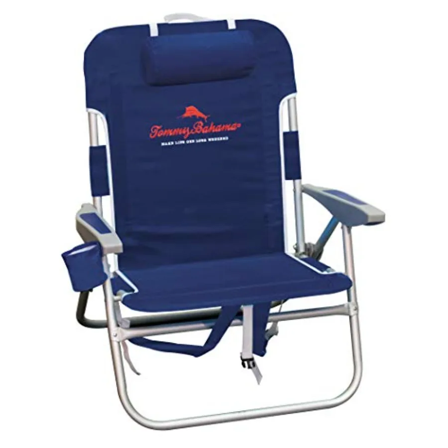 Beach or camping chair with wide seat for big boys, 4-position folding design, 13-inch high seat, navy color, durable fabric an
Beach or camping chair with wide seat for big boys, 4-position folding design, 13-inch high seat, navy color, durable fabric an