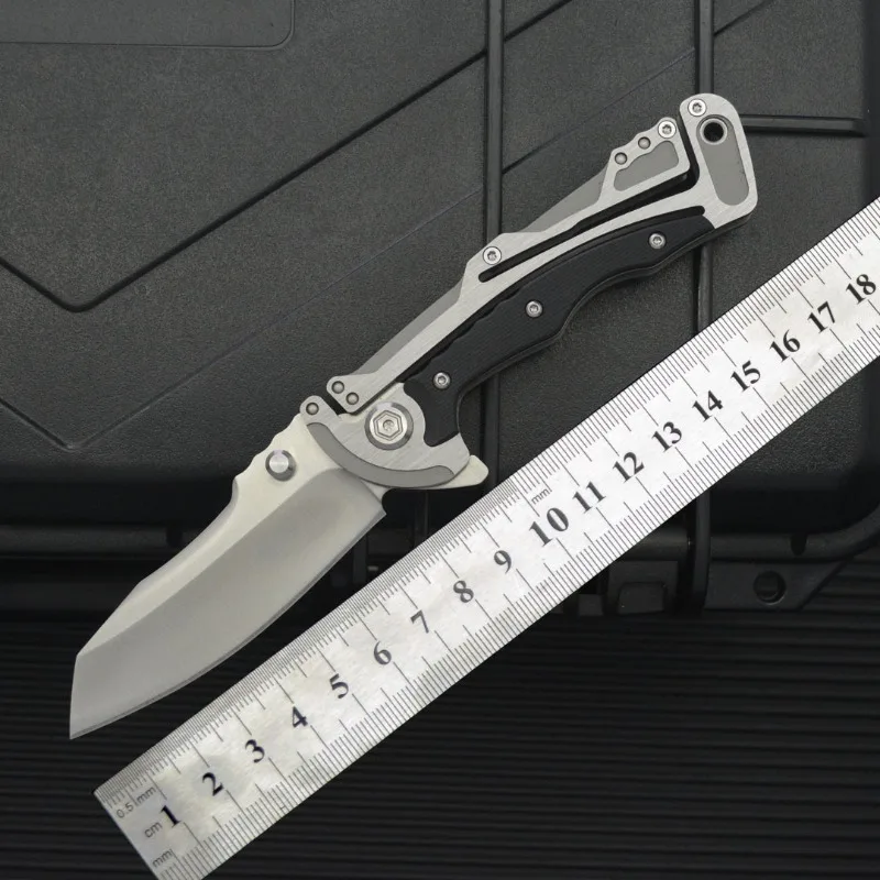 Portable CR 5190 Graphite Outdoor Fold Knife with 8Cr13Mov Blade 420 Steel Embedded in G10 Handle EDC Fruit Tools
Portable CR 5190 Graphite Outdoor Fold Knife with 8Cr13Mov Blade 420 Steel Embedded in G10 Handle EDC Fruit Tools