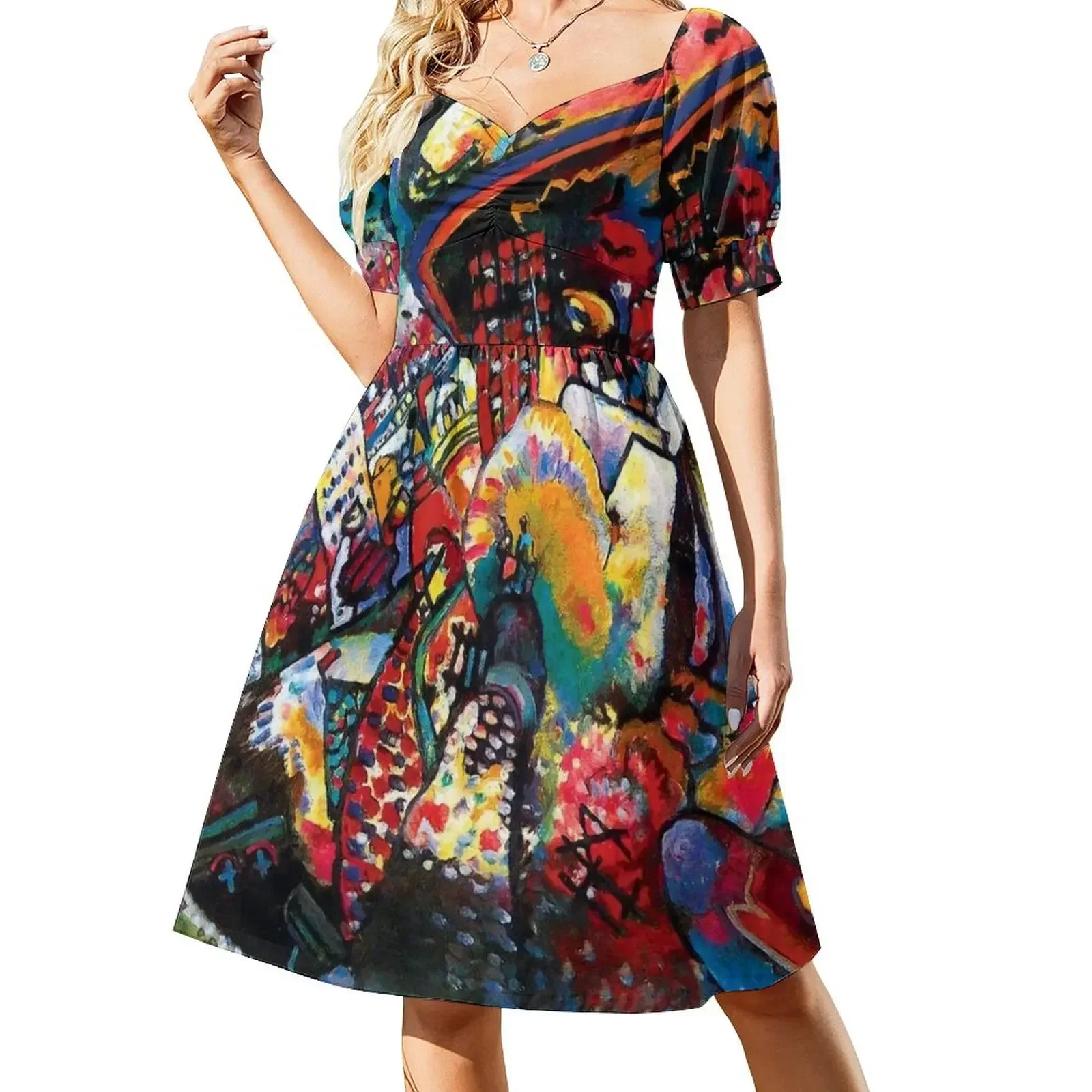 Wassily Kandinsky Moscow Cityscape Abstract Modern Art Short-Sleeved Dress ladies dresses for women 2025 dresses for prom
Wassily Kandinsky Moscow Cityscape Abstract Modern Art Short-Sleeved Dress ladies dresses for women 2025 dresses for prom
